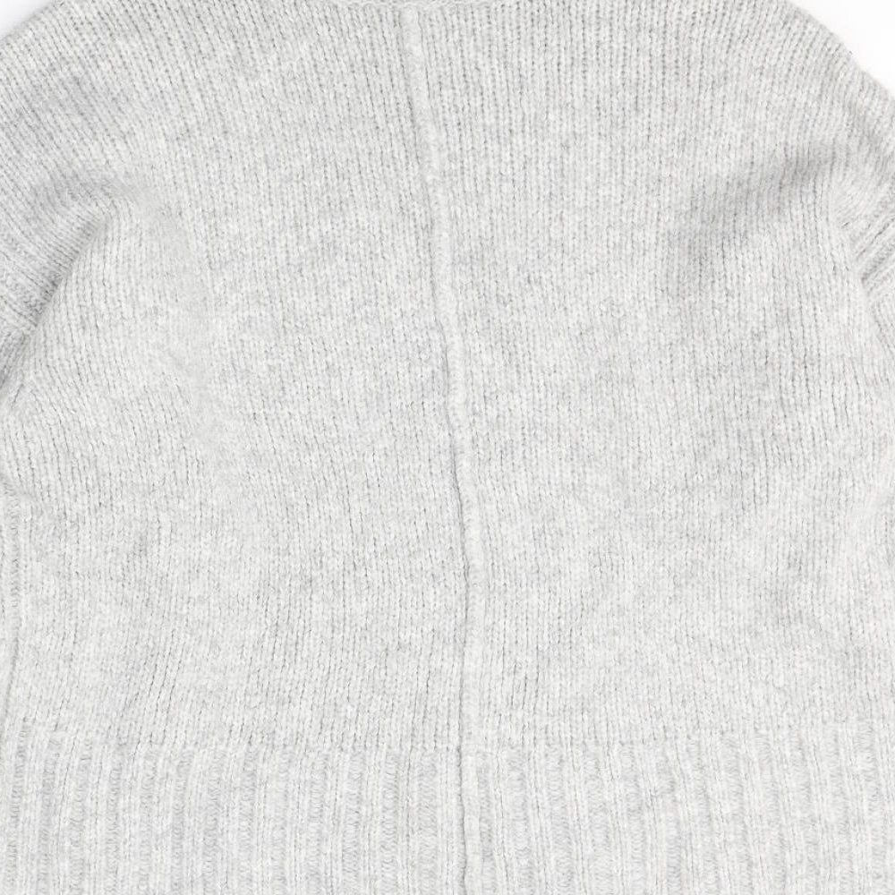 Womens UK Size S Dunnes Stores Grey Pullover Jumper