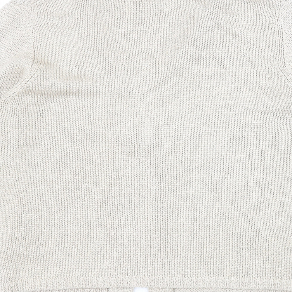 Womens UK Size 14 Alex & Co Brown Cardigan Jumper