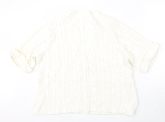 Womens UK Size 20 Being Casual Beige Cardigan Jumper