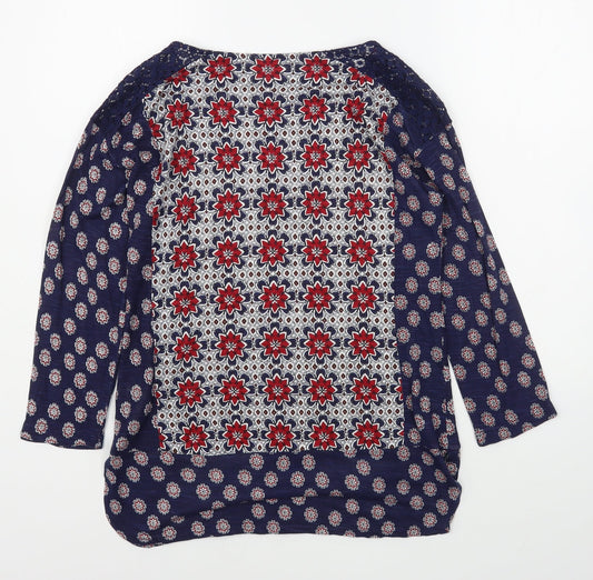 Womens UK Size 10 Marks and Spencer Multicoloured Basic Blouse
