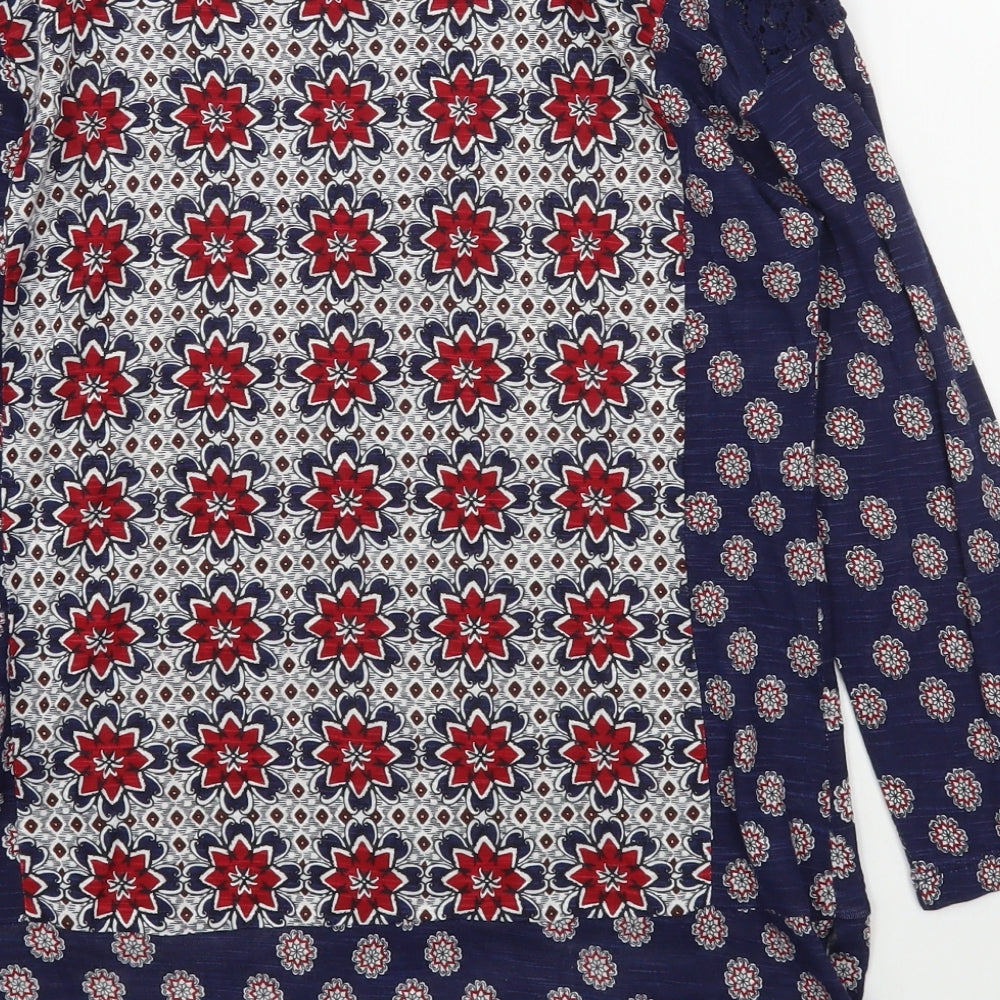 Womens UK Size 10 Marks and Spencer Multicoloured Basic Blouse