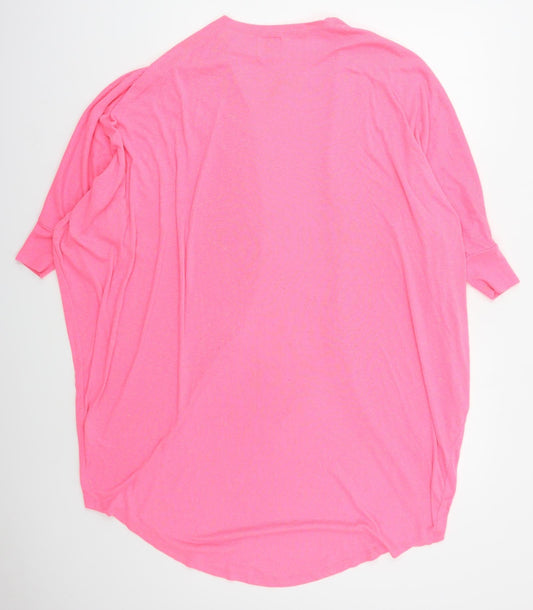 Womens UK Size 6 River Island Pink Cardigan Jumper