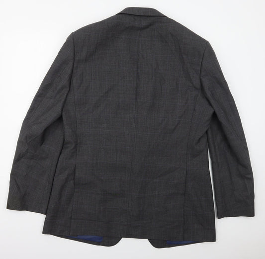 Mens UK Size 42 Marks and Spencer Regular Grey Suit Jacket