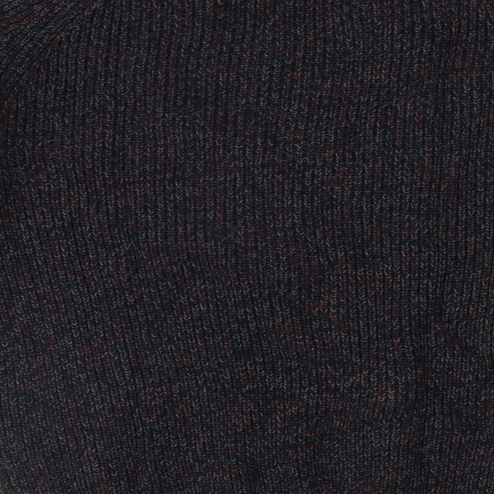 Label Lab Mens Multicoloured Round Neck Cotton Pullover Jumper Size M