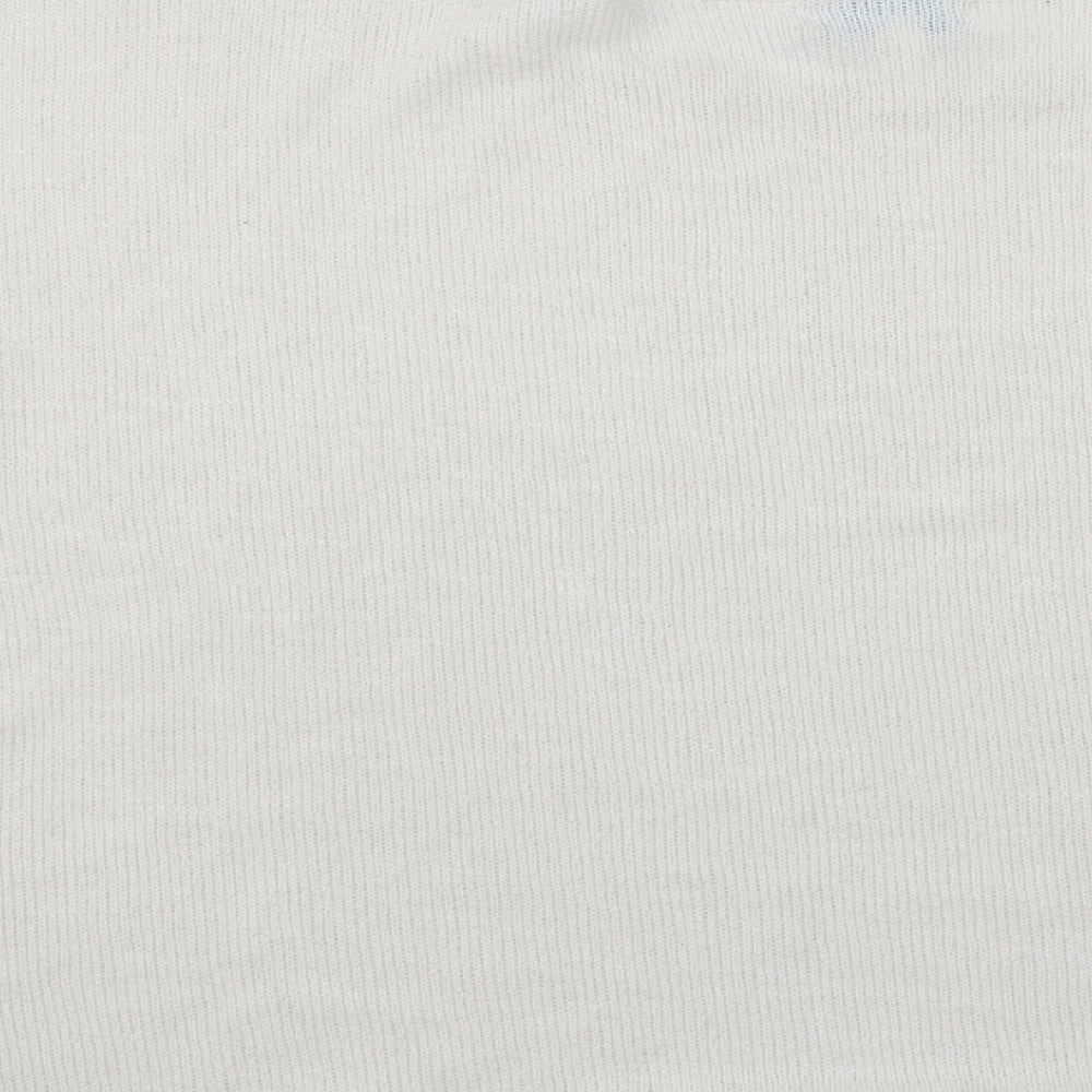 Womens UK Size S Blue Vanilla White Pullover Jumper
