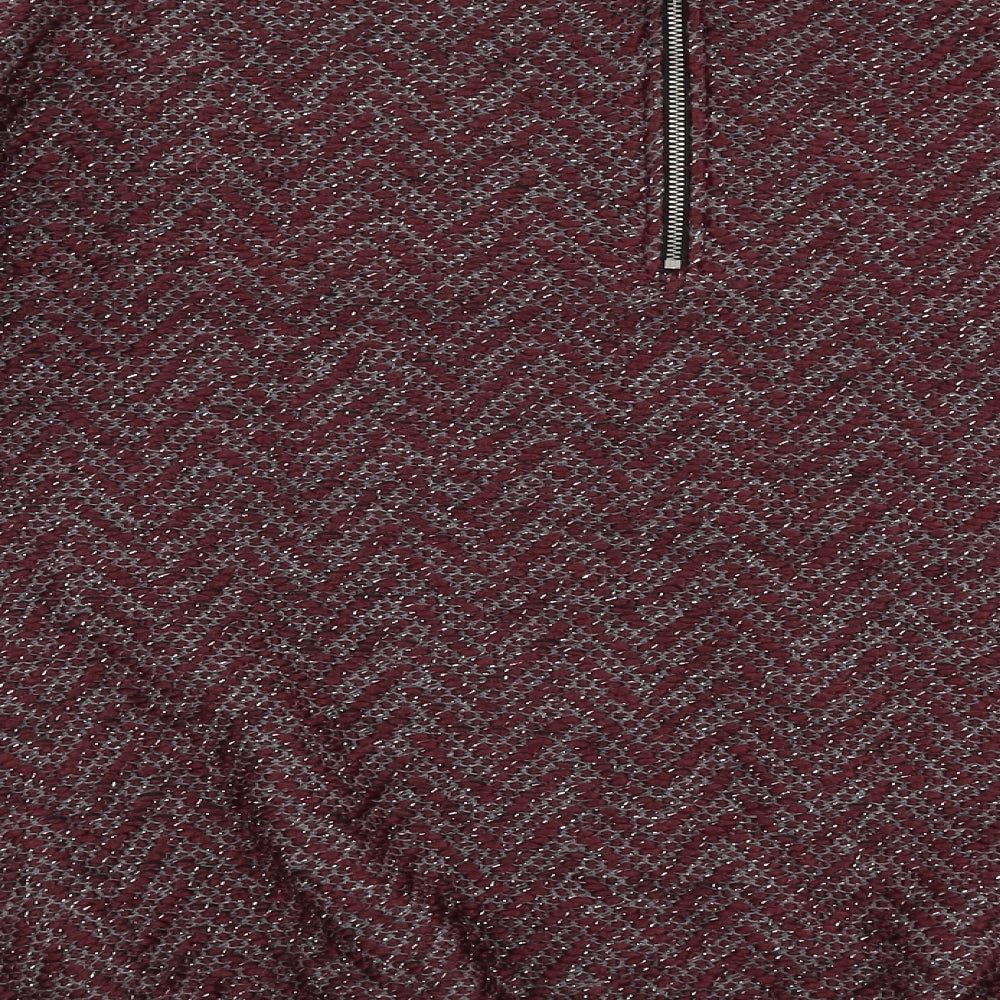 Womens UK Size 14 NEXT Red Pullover Jumper