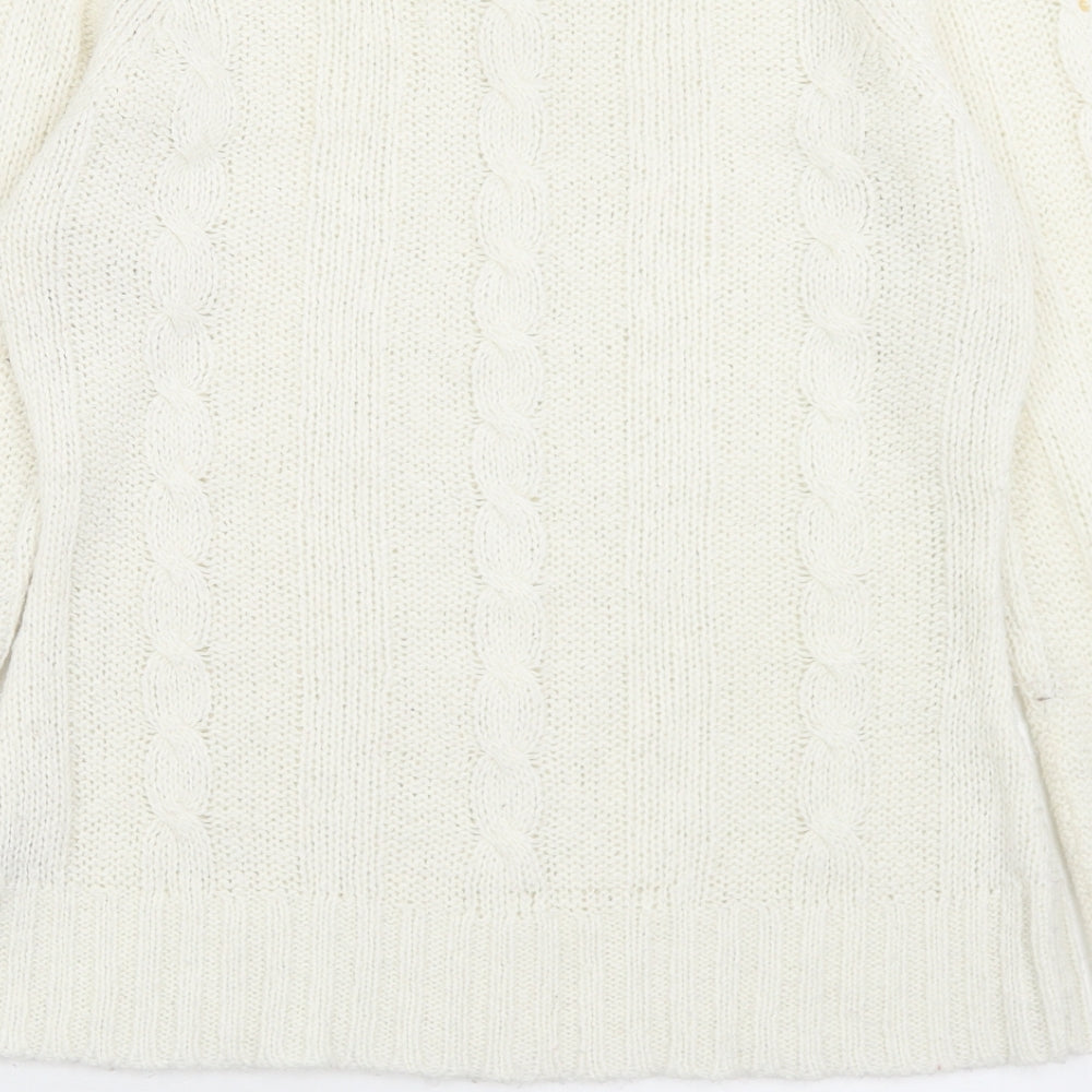 Womens UK Size 10 evie White Pullover Jumper