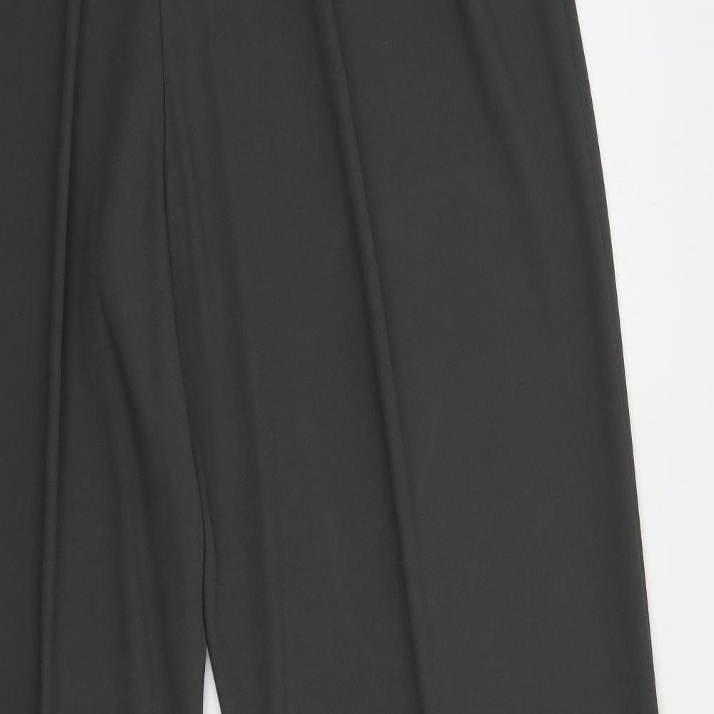 Mark Angelo Womens Grey Polyester Dress Pants Trousers Size 20 L30 in Regular Button