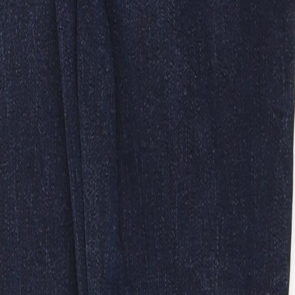 New Look Womens Black Cotton Skinny Jeans Size 8 L29 in Slim Button