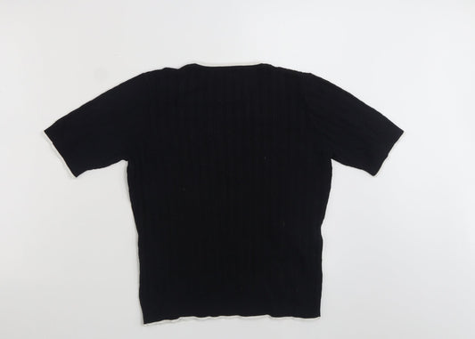 Womens UK Size L CC Black Pullover Jumper