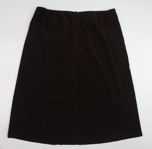 Womens UK Size 26 essence Maxi Velvet Skirt