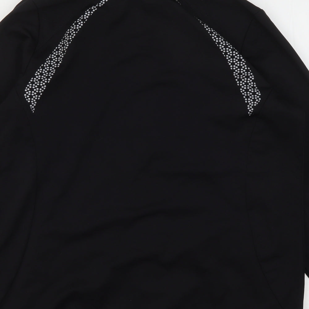 Womens UK Size 14 Crivit Black Windbreaker Coat