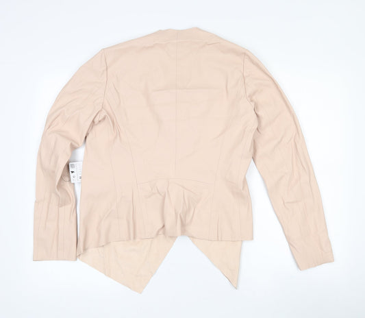 Zara Womens Pink Jacket Size M Tie