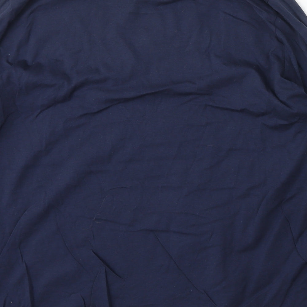 Womens UK Size 18 Very Blue Basic T-Shirt