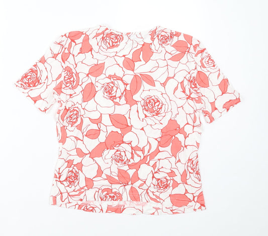 Womens UK Size 10 Gerry Weber Pink Basic T-Shirt