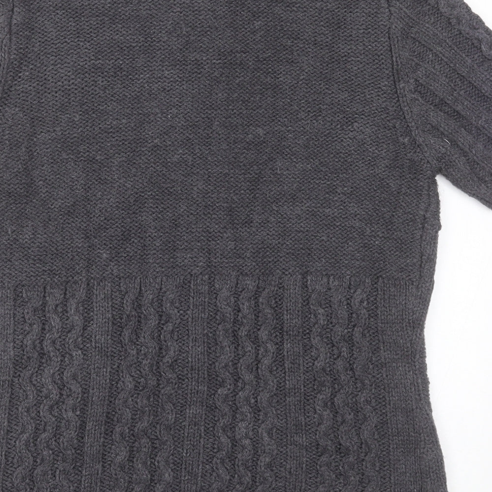 Womens UK Size S Yessica Grey Cardigan Jumper