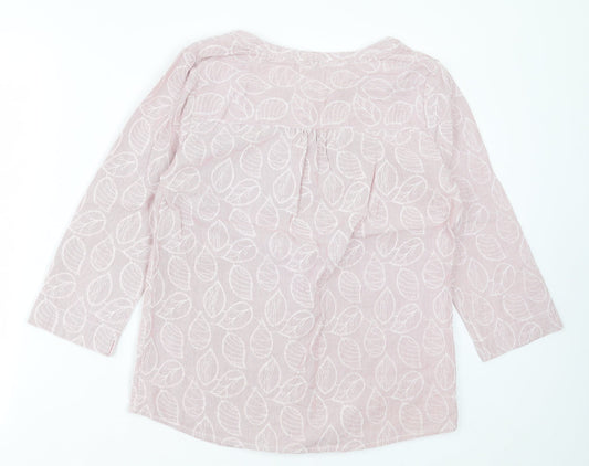 Womens UK Size 12 Faithful & True Pink Basic Polo
