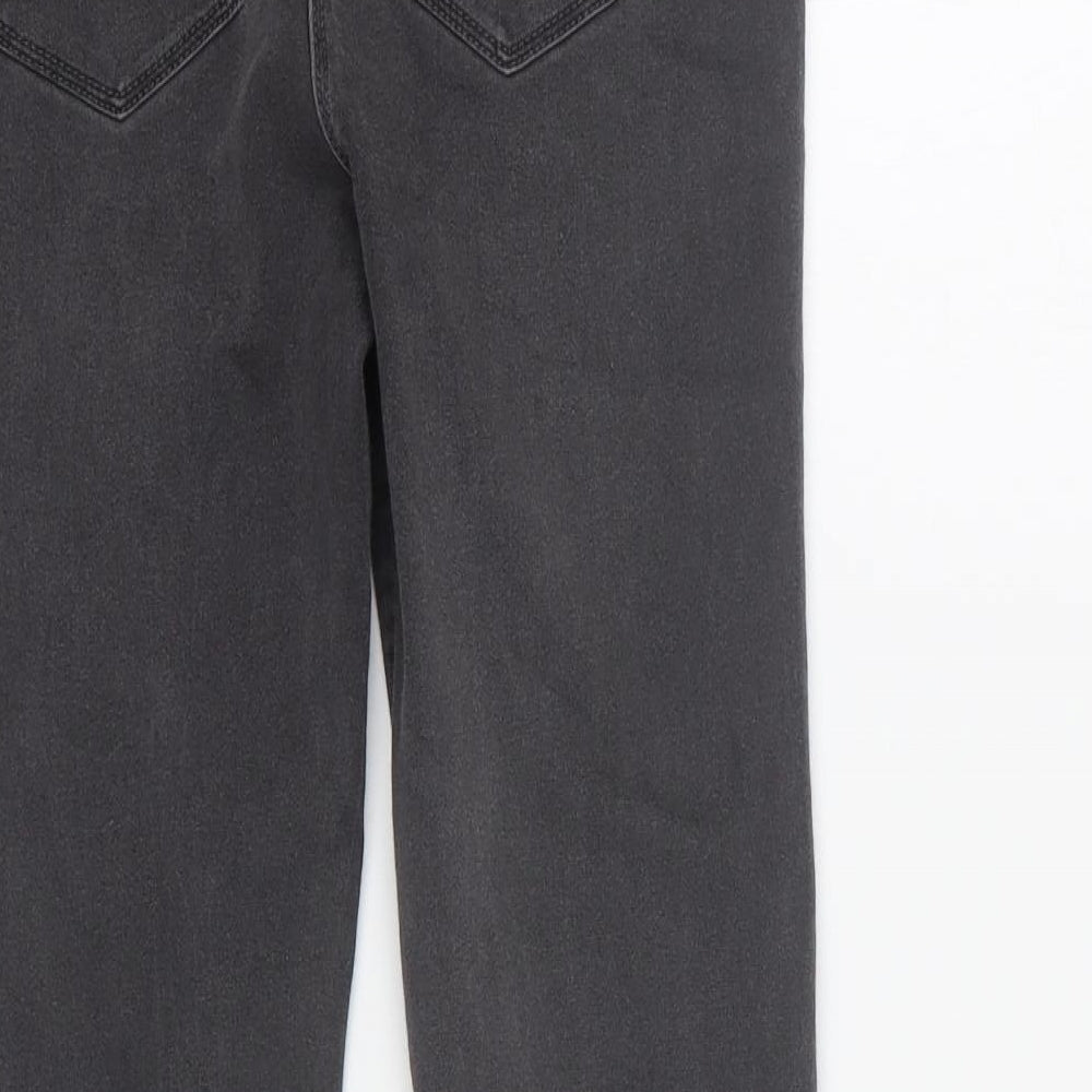 Matalan Girls Black Cotton Jegging Trousers Size 10 Years Regular Pullover