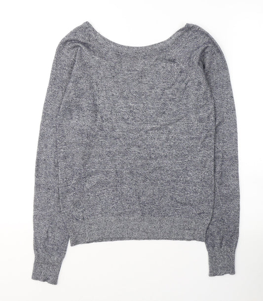 Womens UK Size S Poof Blue Pullover Jumper