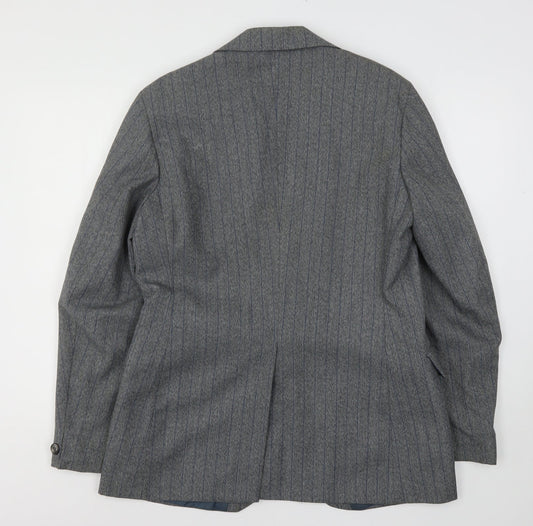 Mens UK Size Preworn Regular Grey Suit Jacket