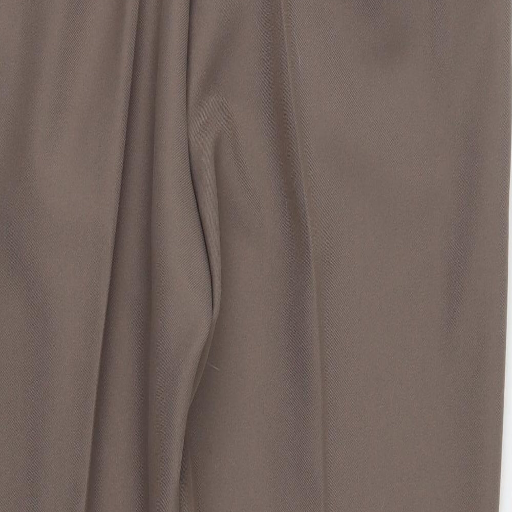 Womens UK Size 20 in Preworn Regular Fit Brown Trousers
