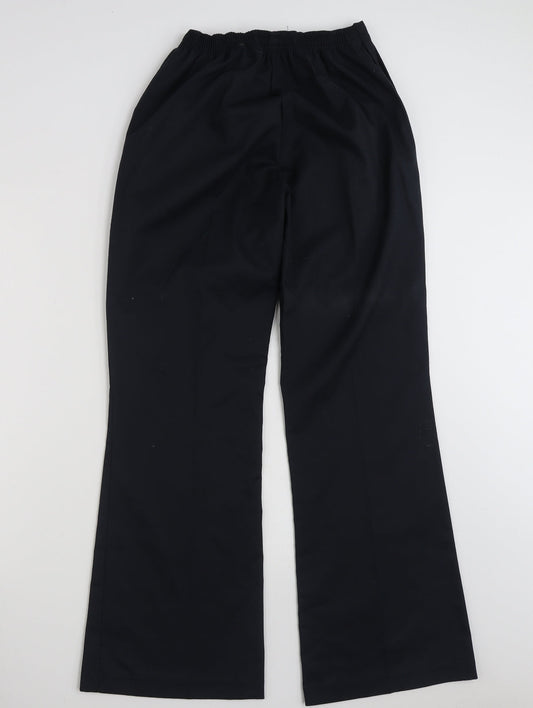 Womens UK Size 12 Meltemi Regular Fit Black Trousers