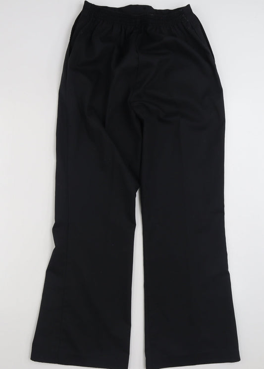 Womens UK Size 12 Meltemi Regular Fit Black Trousers