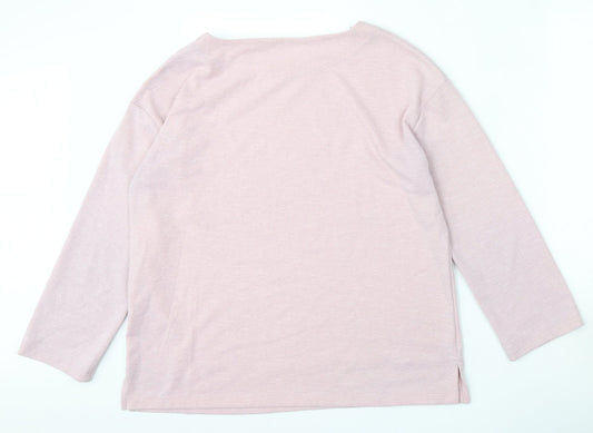 Womens UK Size M Dunnes Stores Pink Pullover Sweatshirt