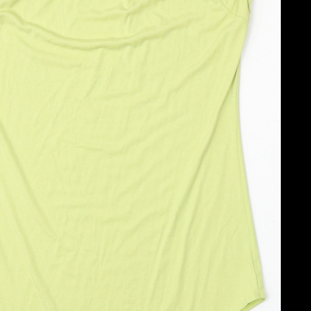 Womens UK Size 14 Marks and Spencer Green Basic Blouse