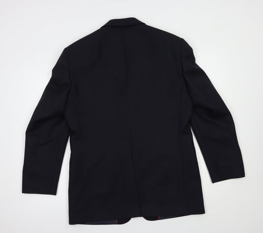 Westbrook Mens Blue Jacket Blazer Size 40 Button