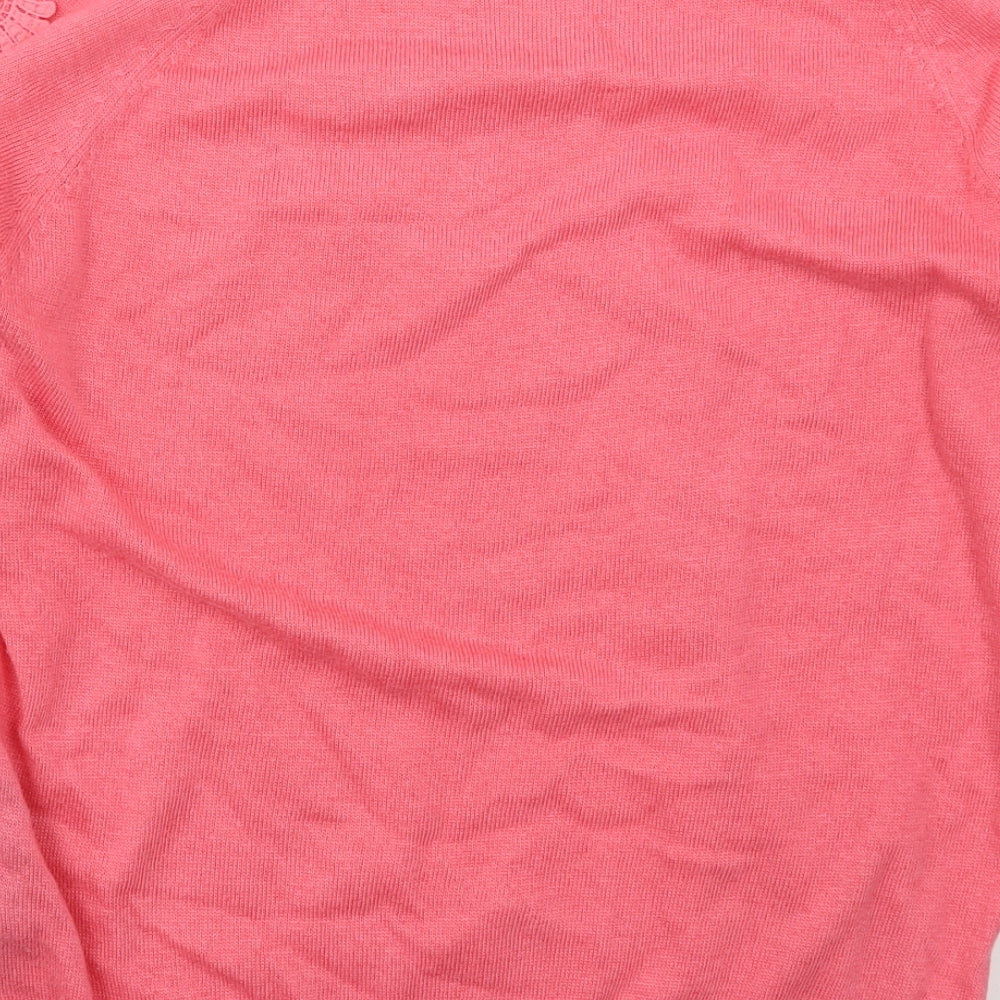 Womens UK Size 12 Marks and Spencer Pink Pullover Jumper