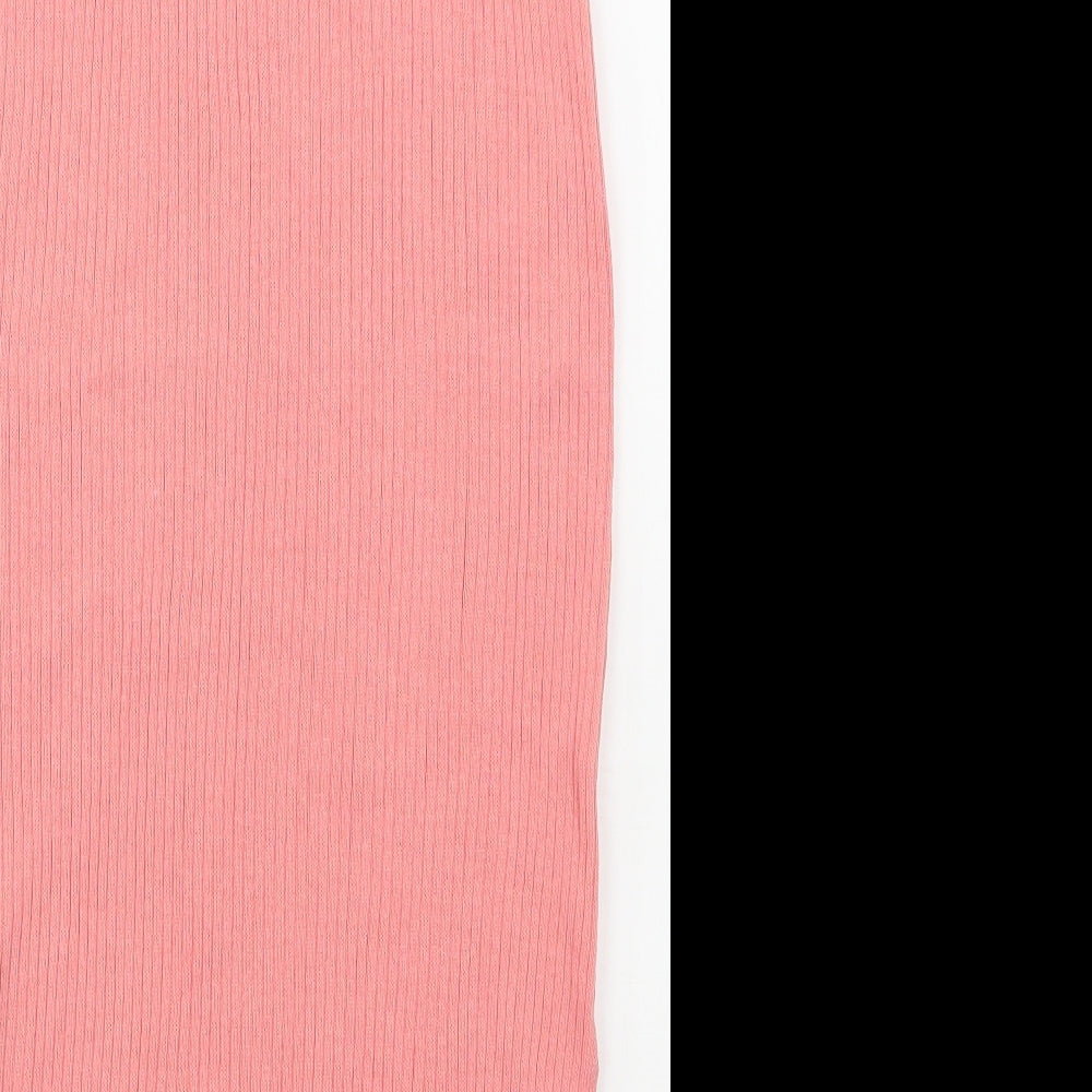Womens UK Size M Matalan Pink Vest Jumper