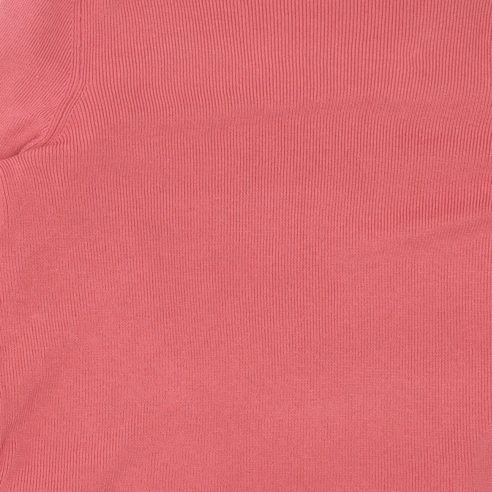 Womens UK Size 14 Marks and Spencer Pink Pullover Jumper