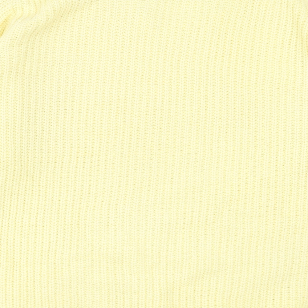 Womens UK Size L Isle Essentials Yellow Pullover Jumper