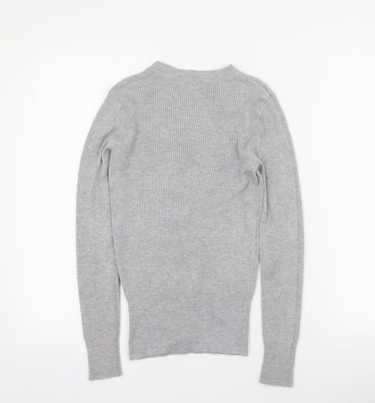 Womens UK Size 6 Marks and Spencer Grey Pullover Jumper