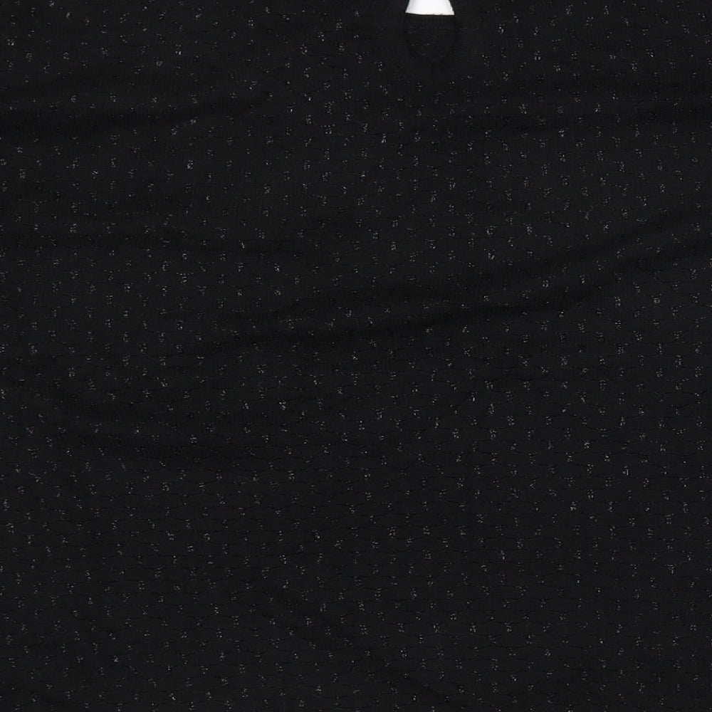 Womens UK Size 12 Per Una Black Pullover Jumper