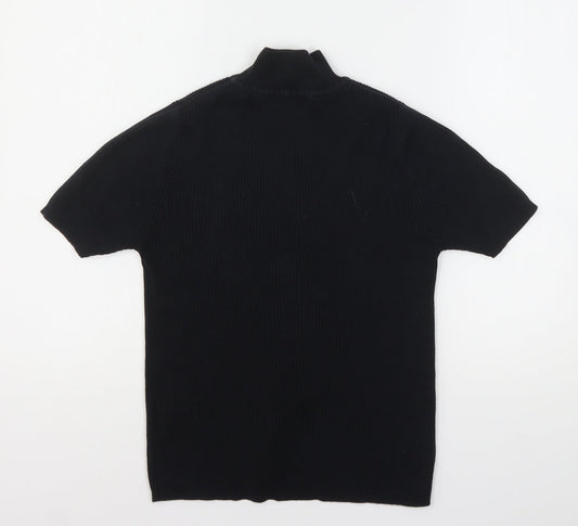 Womens UK Size S FABRIZIO Black Pullover Jumper