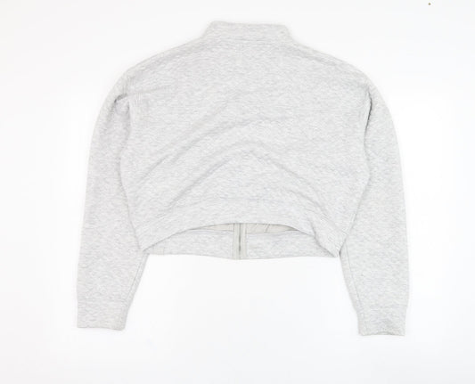 Womens UK Size S Gilly Hicks Grey Full Zip Sweatshirt
