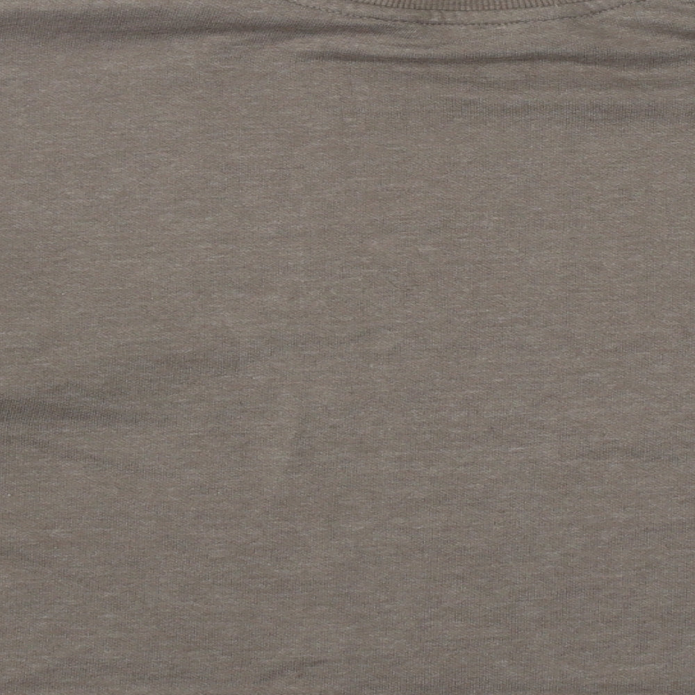 Primark Womens Beige Round Neck Polyester Pullover Jumper Size 2XS