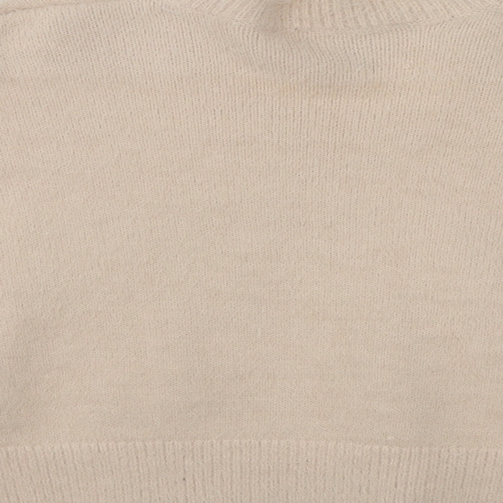New Look Girls Pink Round Neck Nylon Pullover Jumper Size 14-15 Years
