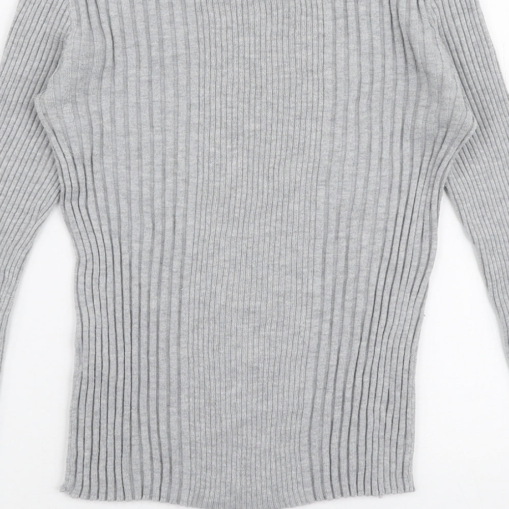 Womens UK Size 12 Atmosphere Grey Pullover Jumper