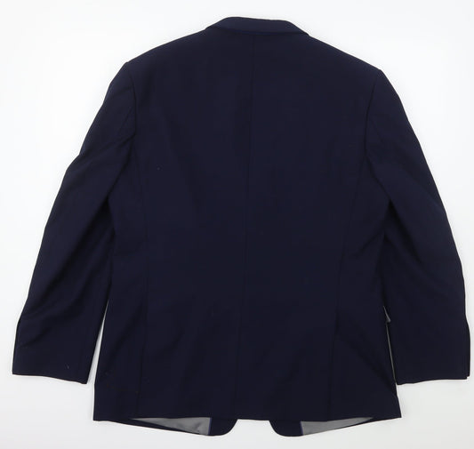Mens UK Size 44 Burton Regular Blue Suit Jacket