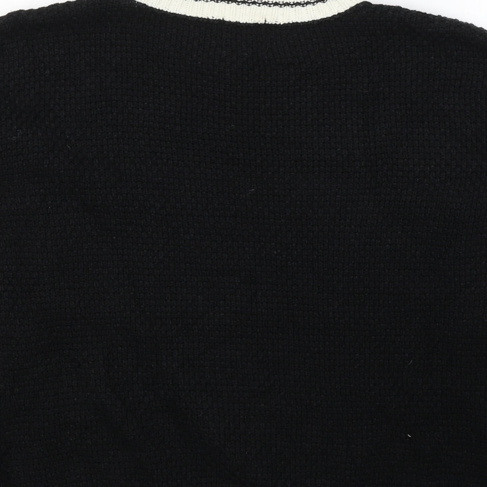 Womens UK Size 8 River Island Black Pullover Jumper