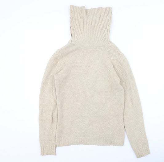Womens UK Size S CC Beige Pullover Jumper