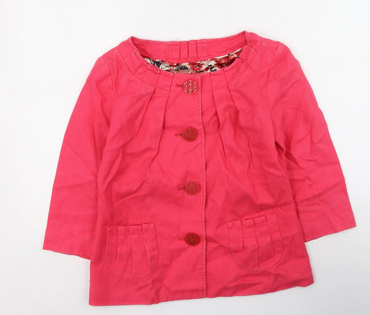 Per Una` Womens Pink Jacket Size 10