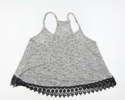 Womens UK Size 10 Atmosphere Grey Camisole Tank