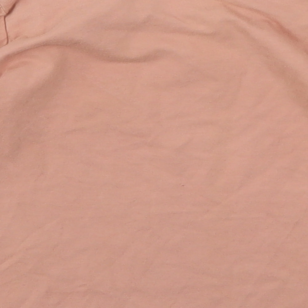 George Girls Pink Cotton Basic T-Shirt Size 18-24 Months Round Neck - Perfect Little Sister