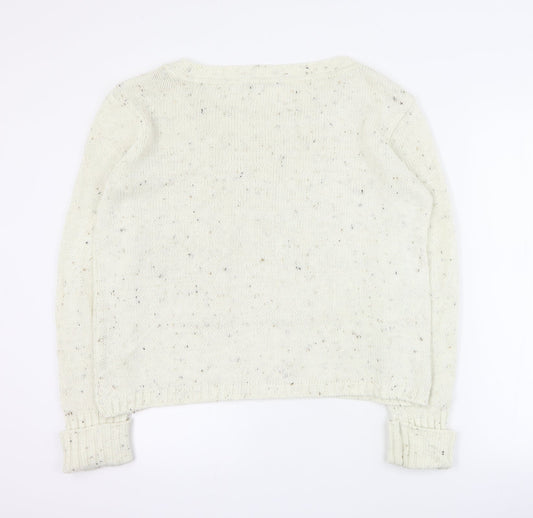 Womens UK Size M Store Twenty One Beige Pullover Jumper