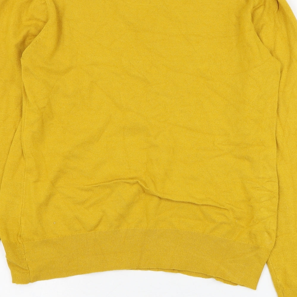 Womens UK Size M Klass Yellow Pullover Jumper