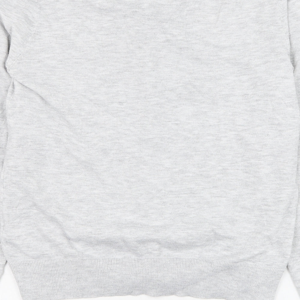 Womens UK Size 12 New Look Grey Cardigan Jumper